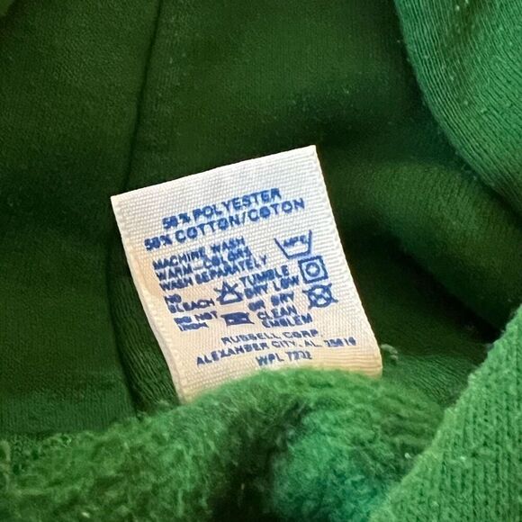 Vintage 80s Russell Athletic High School Green Hoodie Small - Picture 7 of 7